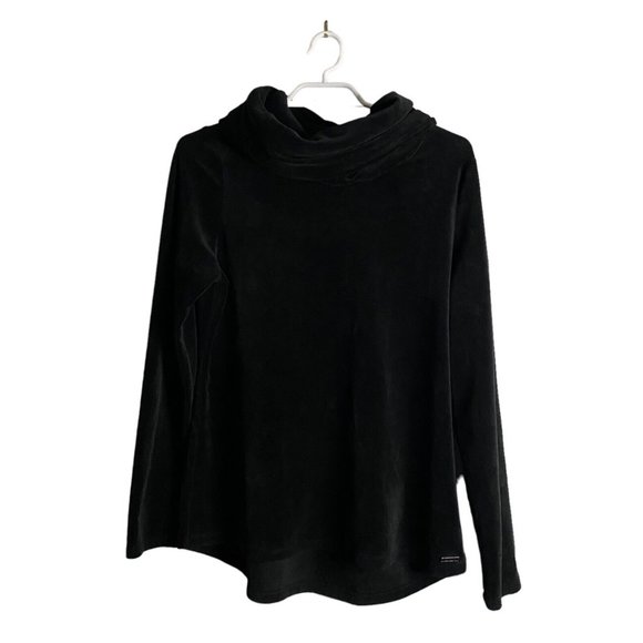 Marc New York Sweaters - Marc New York Performance Women's Black Velvet Cowl Neck Sweater